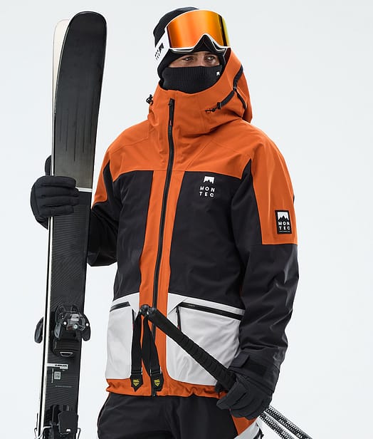 Montec Morpheus Laskettelutakki Miehet Burned Orange/Black/Light Grey