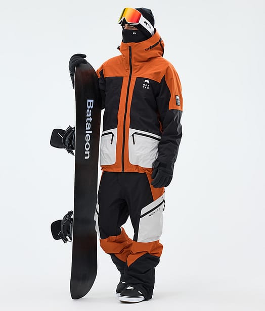 Montec Morpheus Lumilautailu Outfit Burned Orange/Black/Light Grey