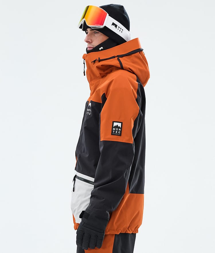 Montec Morpheus Lumilautailutakki Miehet Burned Orange/Black/Light Grey, Image 5 of 9