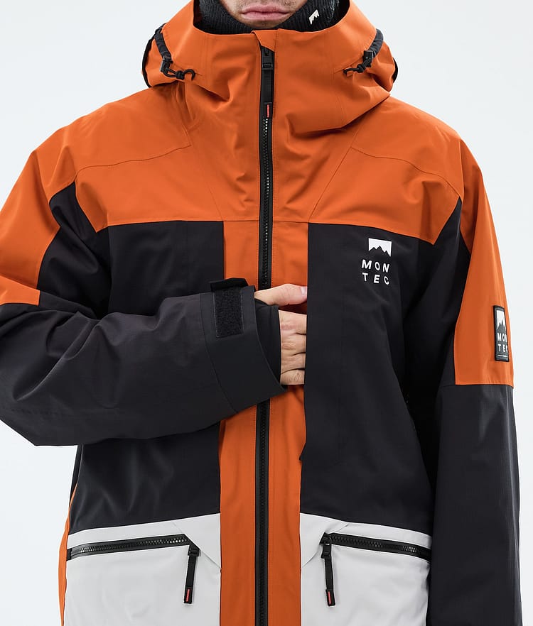 Montec Morpheus Laskettelutakki Miehet Burned Orange/Black/Light Grey, Image 8 of 9