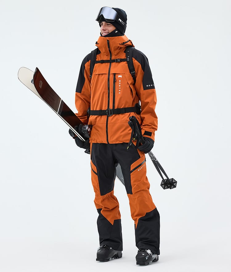 Montec Oracle Laskettelutakki Miehet Burned Orange/Black, Image 2 of 9