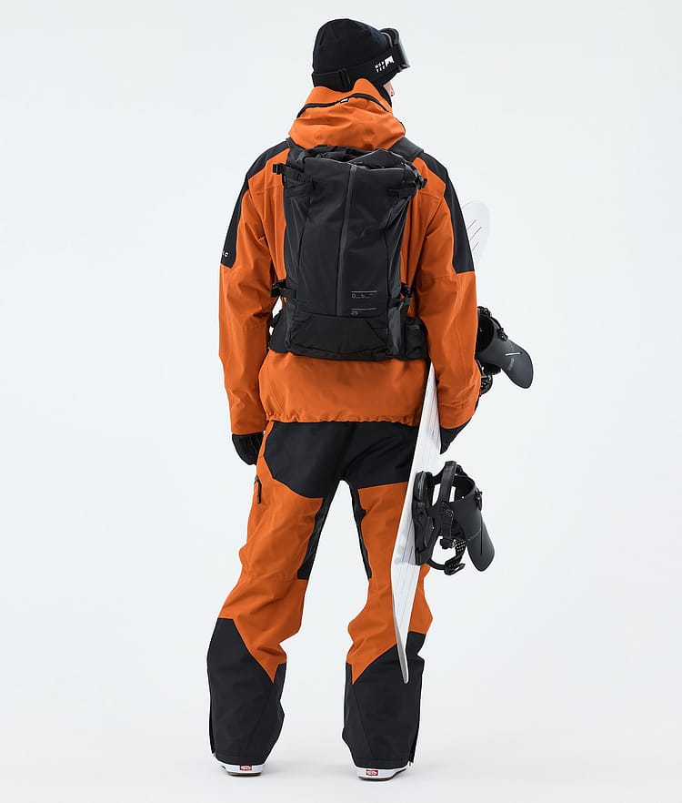 Montec Oracle Lumilautailutakki Miehet Burned Orange/Black, Image 3 of 9
