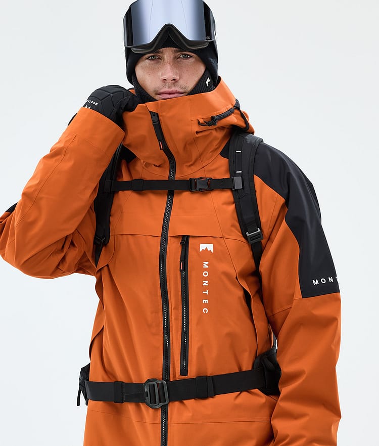 Montec Oracle Laskettelutakki Miehet Burned Orange/Black, Image 4 of 9