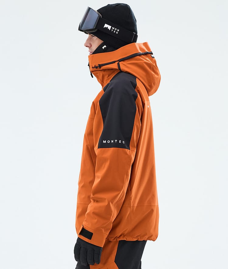 Montec Oracle Lumilautailutakki Miehet Burned Orange/Black, Image 5 of 9