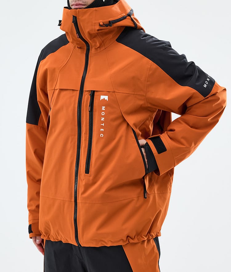 Montec Oracle Lumilautailutakki Miehet Burned Orange/Black, Image 7 of 9