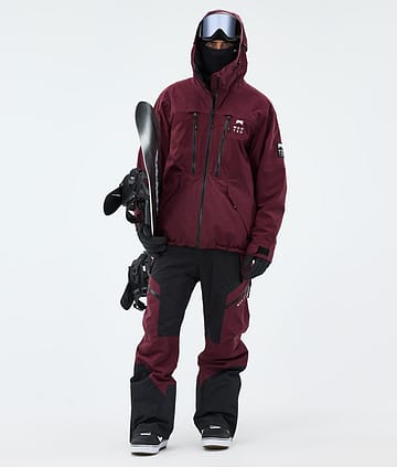 Montec Sentinel Lumilautailu Outfit Burgundy/Black