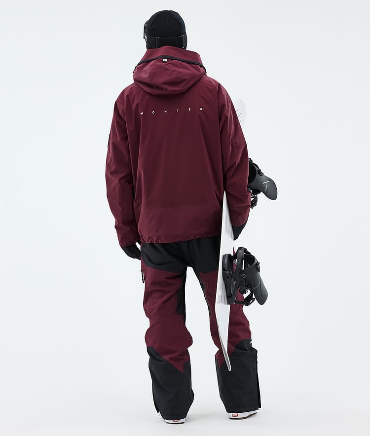 Montec Sentinel Lumilautailutakki Miehet Burgundy, Image 3 of 9