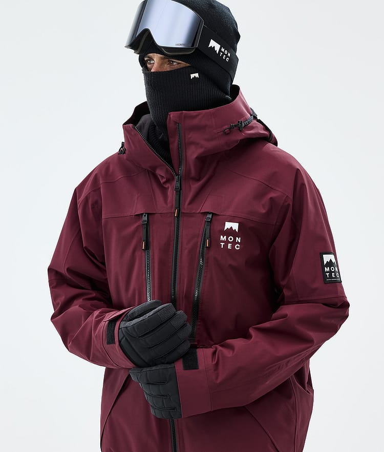 Montec Sentinel Laskettelutakki Miehet Burgundy, Image 4 of 9