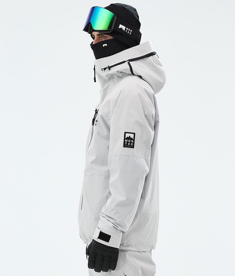 Montec Sentinel Lumilautailutakki Miehet Light Grey, Image 5 of 9