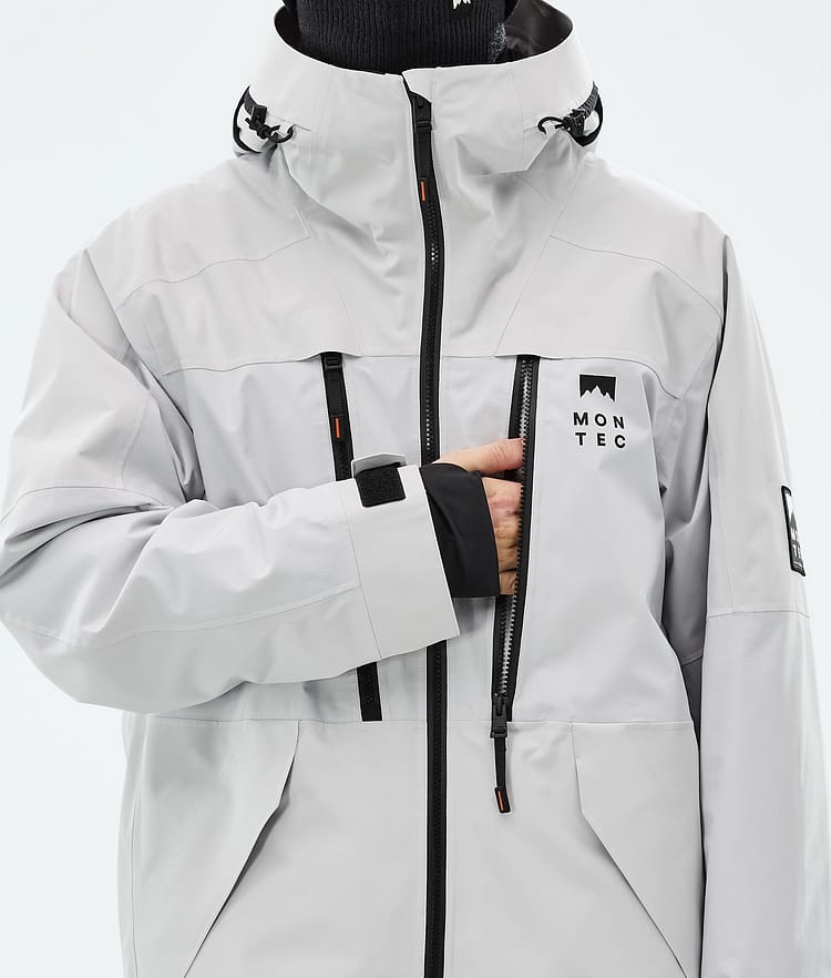 Montec Sentinel Laskettelutakki Miehet Light Grey, Image 8 of 9