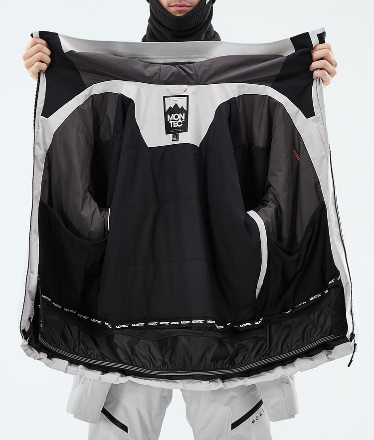 Montec Sentinel Laskettelutakki Miehet Light Grey, Image 9 of 9