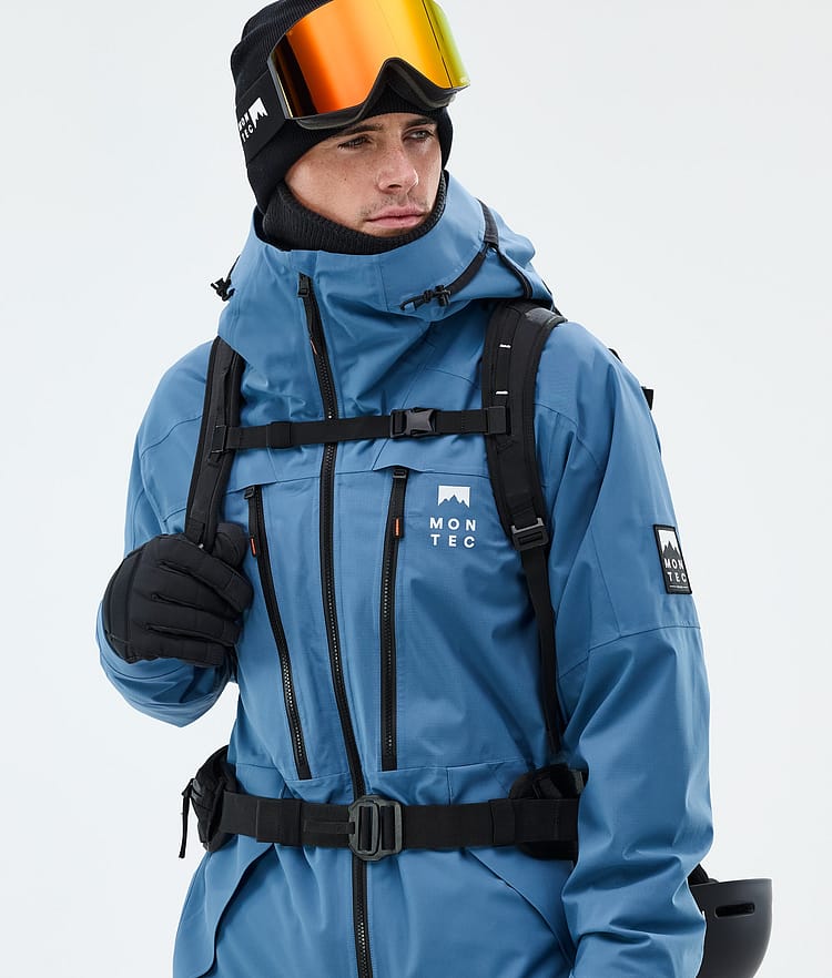Montec Sentinel Lumilautailutakki Miehet Blue Steel, Image 4 of 9