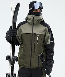 Montec Oracle Laskettelutakki Miehet Greenish/Black/Olive Green