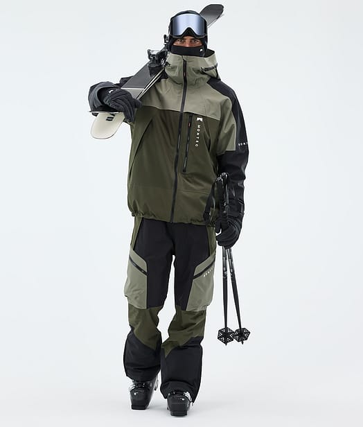 Montec Oracle Laskettelu Outfit Greenish/Black/Olive Green