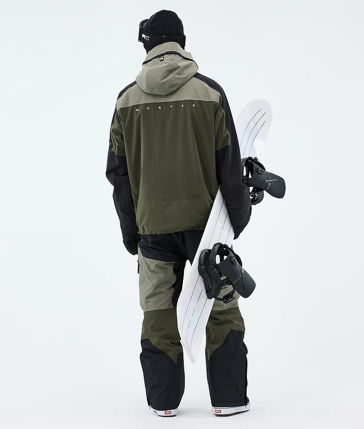Montec Oracle Lumilautailutakki Miehet Greenish/Black/Olive Green, Image 3 of 9