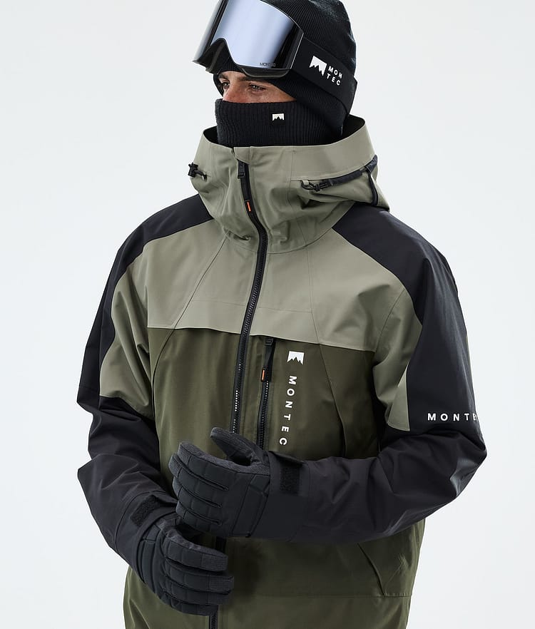 Montec Oracle Laskettelutakki Miehet Greenish/Black/Olive Green, Image 4 of 9