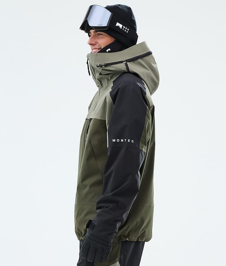 Montec Oracle Lumilautailutakki Miehet Greenish/Black/Olive Green, Image 5 of 9