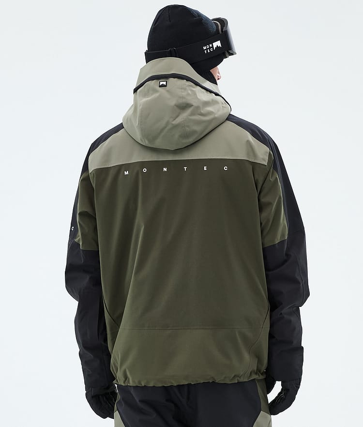 Montec Oracle Lumilautailutakki Miehet Greenish/Black/Olive Green, Image 6 of 9