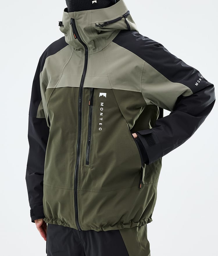 Montec Oracle Lumilautailutakki Miehet Greenish/Black/Olive Green, Image 7 of 9