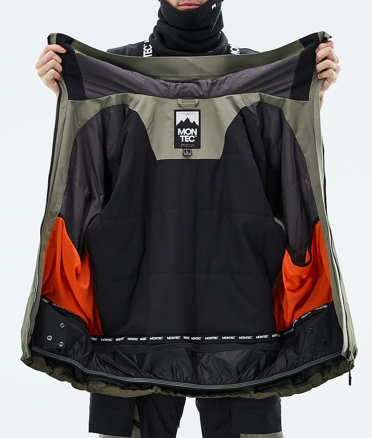 Montec Oracle Laskettelutakki Miehet Greenish/Black/Olive Green, Image 9 of 9
