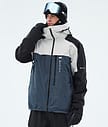 Montec Oracle Lumilautailutakki Miehet Light Grey/Black/Metal Blue