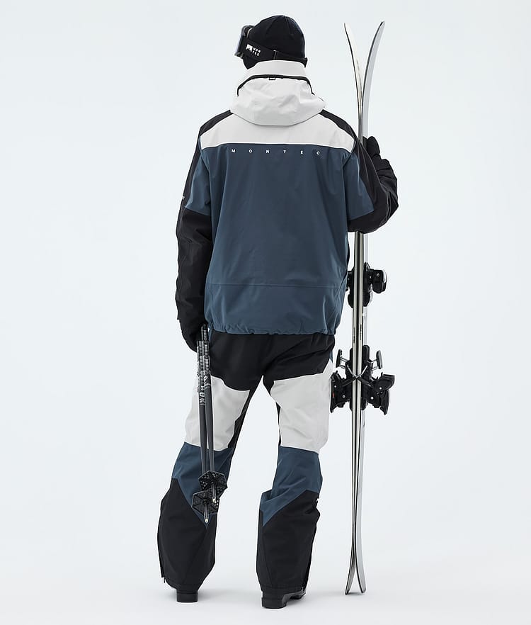 Montec Oracle Laskettelutakki Miehet Light Grey/Black/Metal Blue, Image 3 of 9