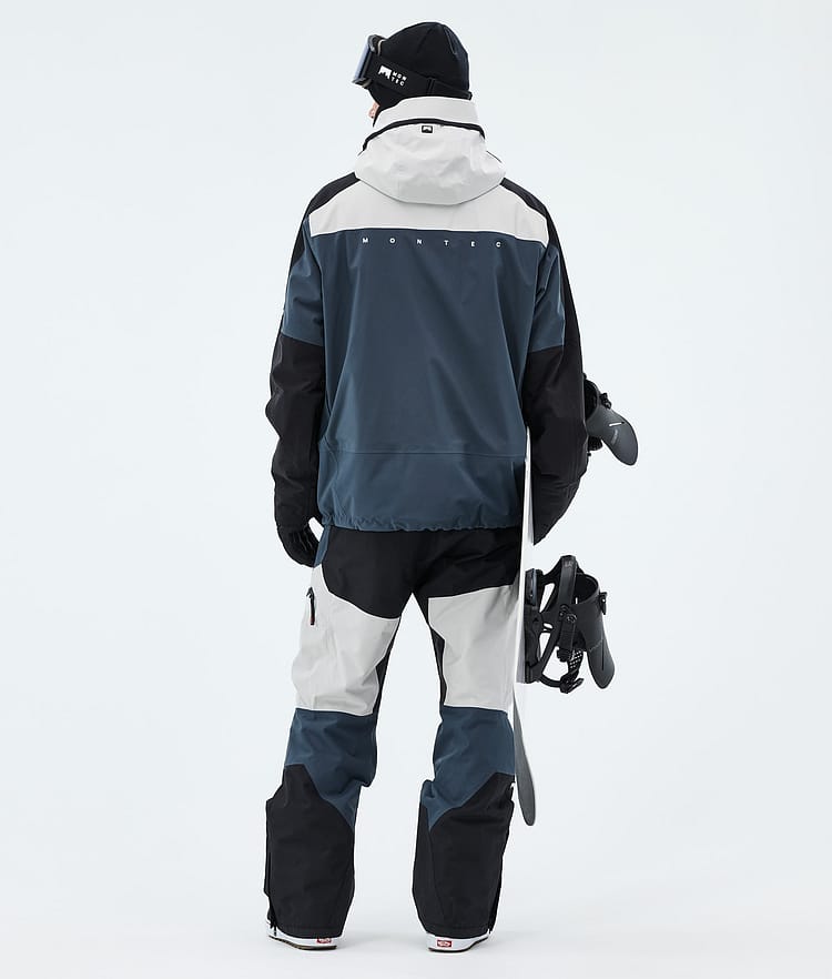 Montec Oracle Lumilautailutakki Miehet Light Grey/Black/Metal Blue, Image 3 of 9