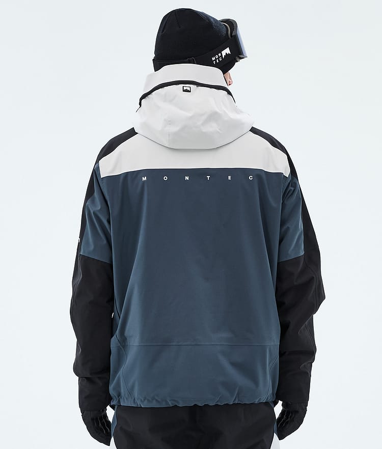 Montec Oracle Lumilautailutakki Miehet Light Grey/Black/Metal Blue, Image 6 of 9