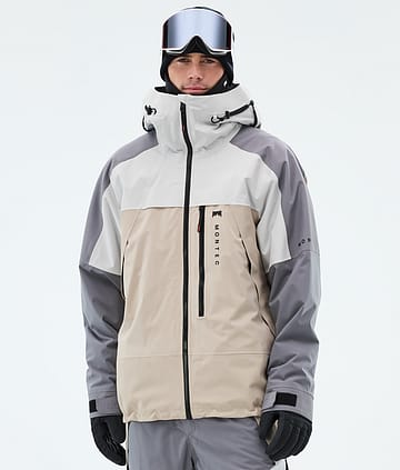Montec Oracle Laskettelutakki Light Grey/Light Pearl/Sand