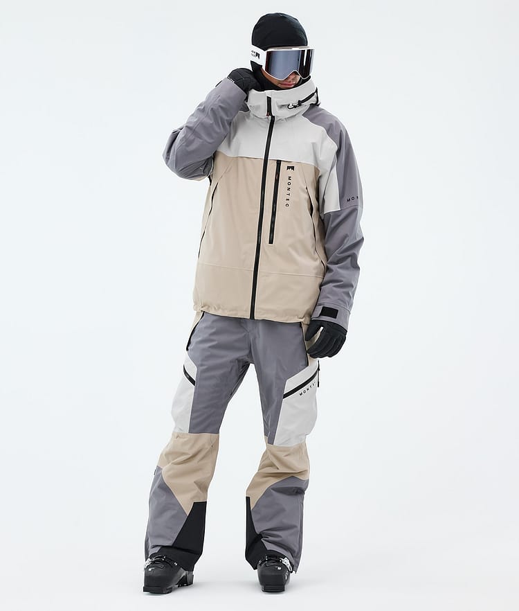 Montec Oracle Laskettelutakki Miehet Light Grey/Light Pearl/Sand, Image 2 of 9