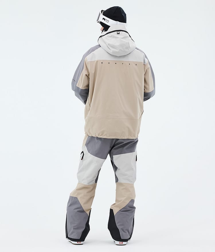 Montec Oracle Lumilautailutakki Miehet Light Grey/Light Pearl/Sand, Image 3 of 9