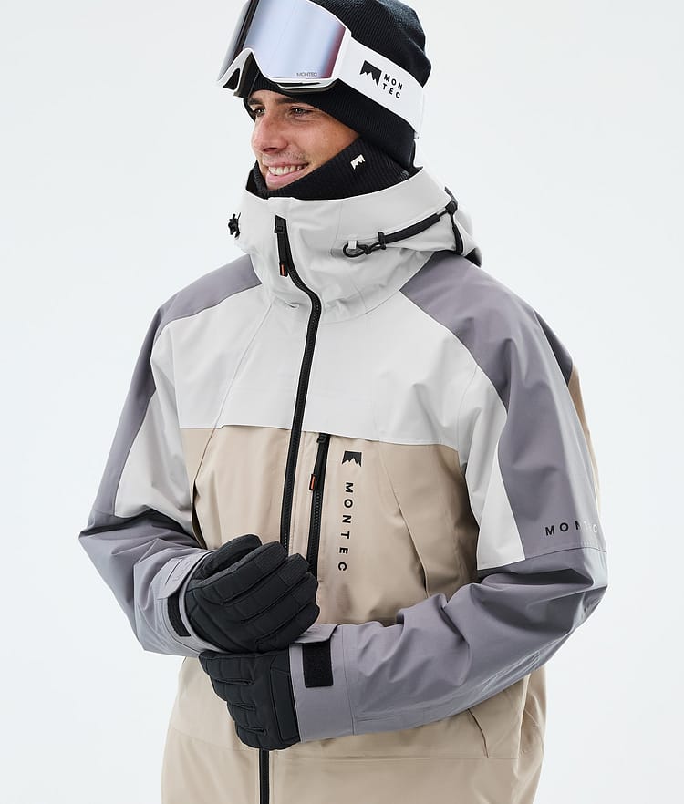 Montec Oracle Laskettelutakki Miehet Light Grey/Light Pearl/Sand, Image 4 of 9