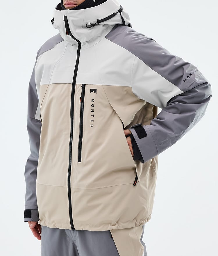Montec Oracle Laskettelutakki Miehet Light Grey/Light Pearl/Sand, Image 7 of 9
