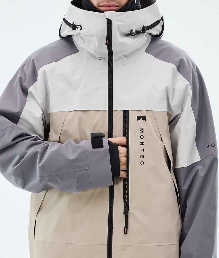 Montec Oracle Lumilautailutakki Miehet Light Grey/Light Pearl/Sand, Image 8 of 9