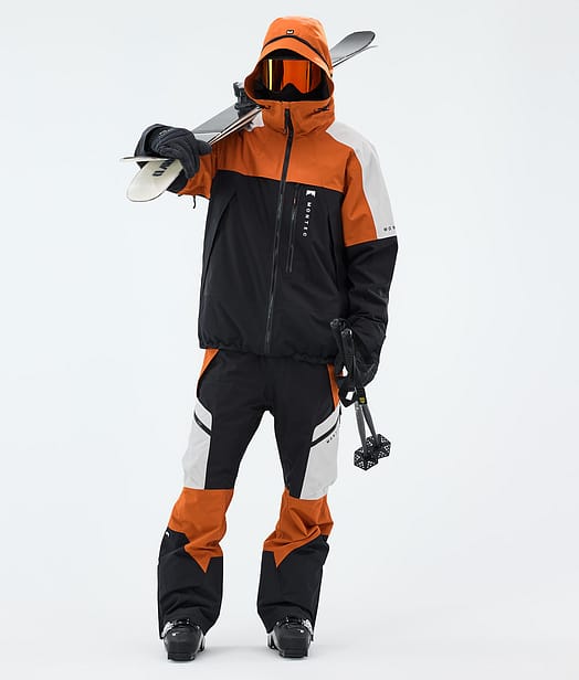 Montec Oracle Laskettelu Outfit Burned Orange/Light Grey/Black