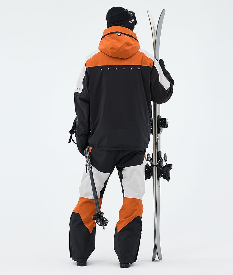 Montec Oracle Laskettelutakki Miehet Burned Orange/Light Grey/Black, Image 3 of 9