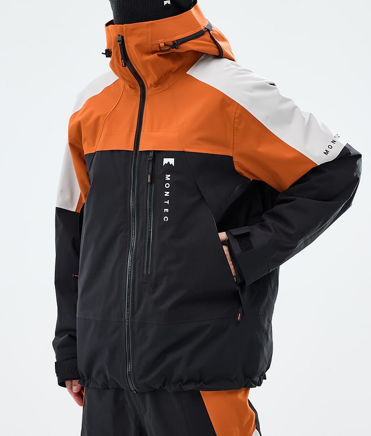 Montec Oracle Laskettelutakki Miehet Burned Orange/Light Grey/Black, Image 7 of 9
