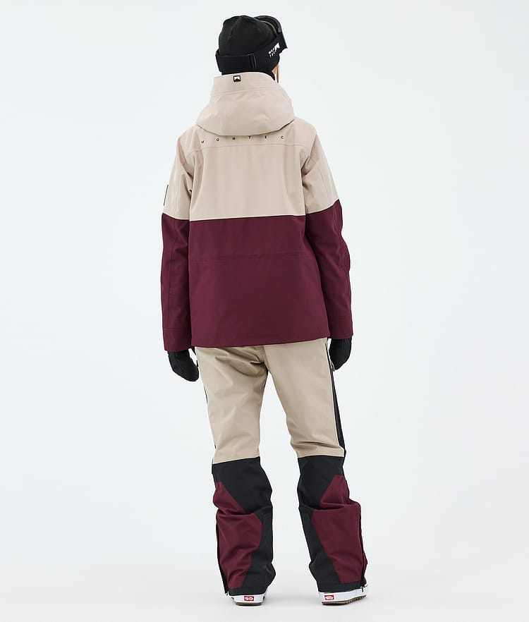 Montec Doom W Lumilautailu Outfit Naiset Sand/Black/Burgundy, Kuva 3 / 3
