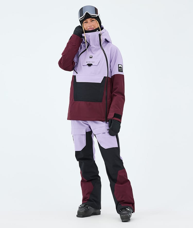 Montec Doom W Laskettelutakki Naiset Faded Violet/Black/Burgundy, Image 2 of 10