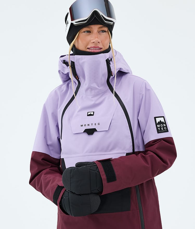 Montec Doom W Laskettelutakki Naiset Faded Violet/Black/Burgundy, Image 4 of 10