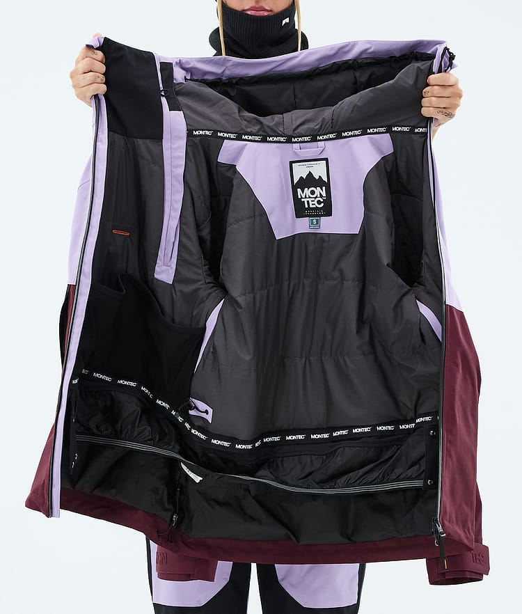 Montec Doom W Lumilautailutakki Naiset Faded Violet/Black/Burgundy, Image 10 of 10