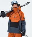 Montec Doom W Laskettelutakki Naiset Burned Orange/Black/Metal Blue