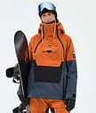 Montec Doom W Lumilautailutakki Naiset Burned Orange/Black/Metal Blue