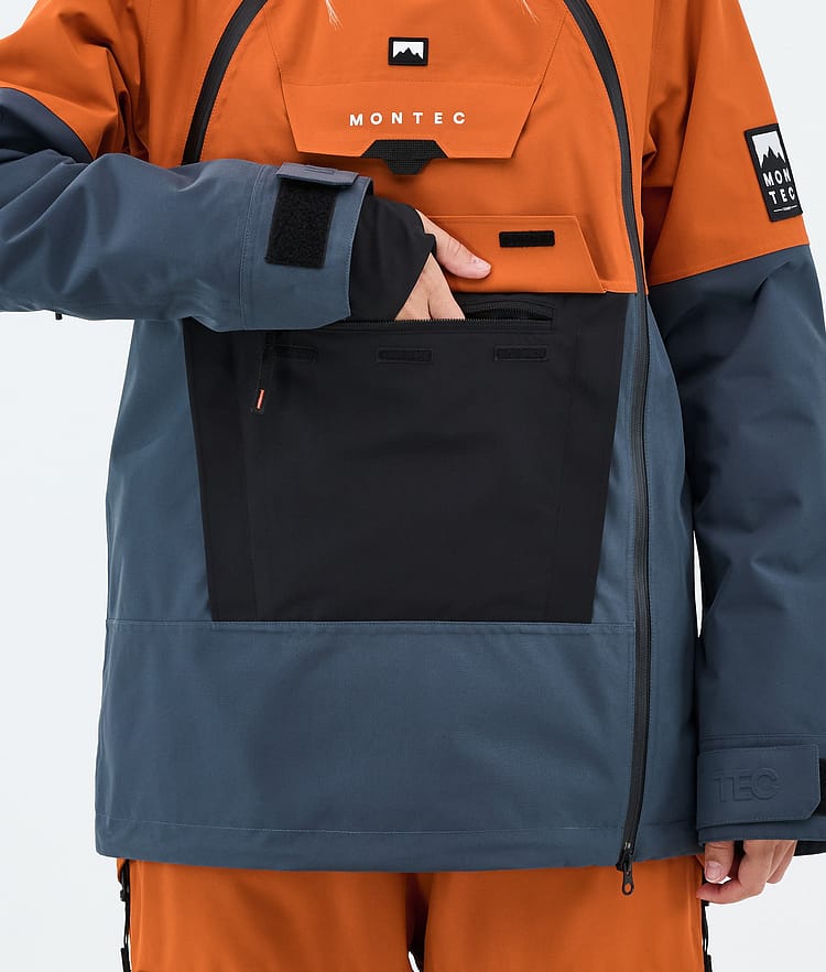 Montec Doom W Laskettelutakki Naiset Burned Orange/Black/Metal Blue, Image 8 of 10