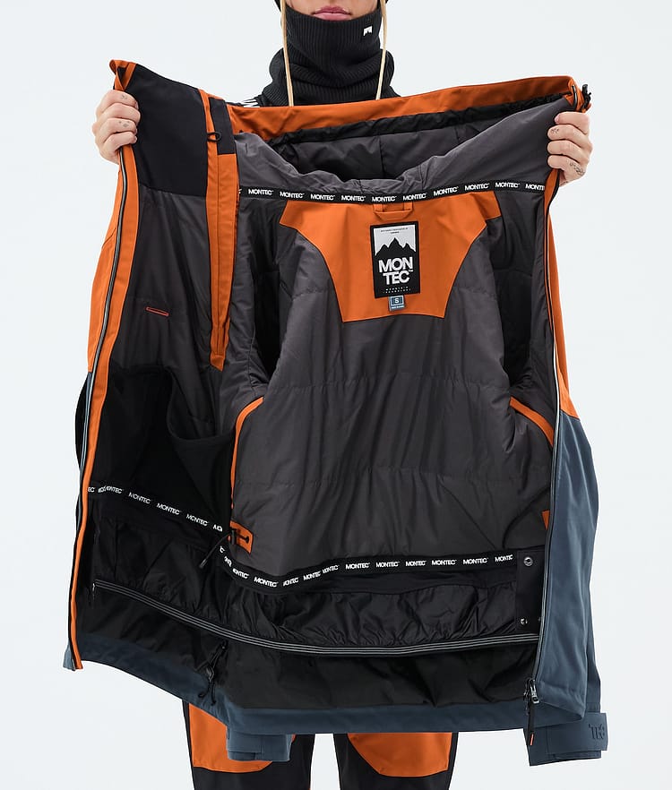 Montec Doom W Laskettelutakki Naiset Burned Orange/Black/Metal Blue, Image 10 of 10
