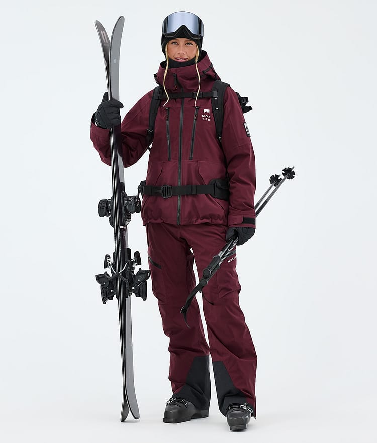 Montec Sentinel W Laskettelutakki Naiset Burgundy, Image 2 of 9