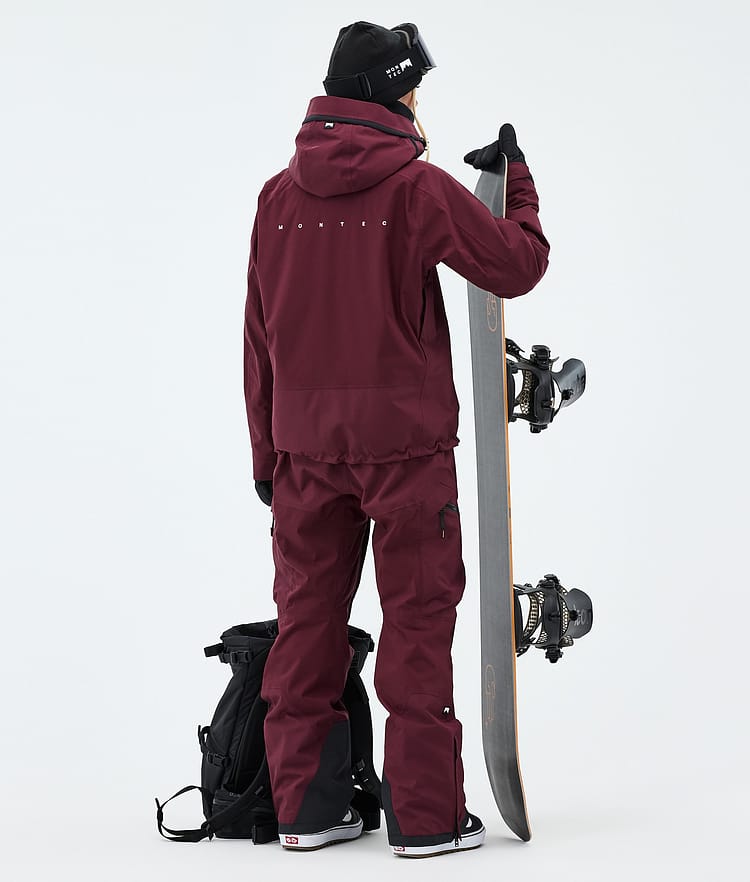 Montec Sentinel W Lumilautailutakki Naiset Burgundy, Image 3 of 9