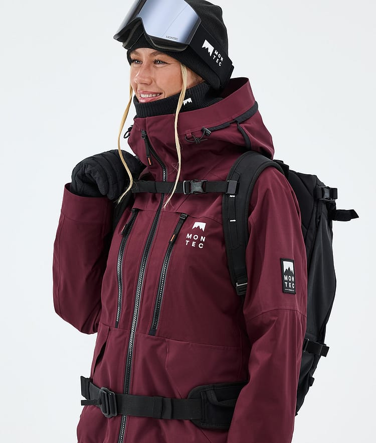 Montec Sentinel W Laskettelutakki Naiset Burgundy, Image 4 of 9