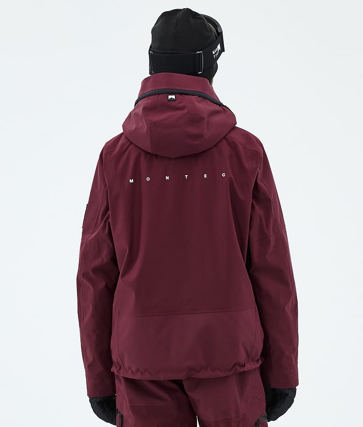 Montec Sentinel W Lumilautailutakki Naiset Burgundy, Image 6 of 9