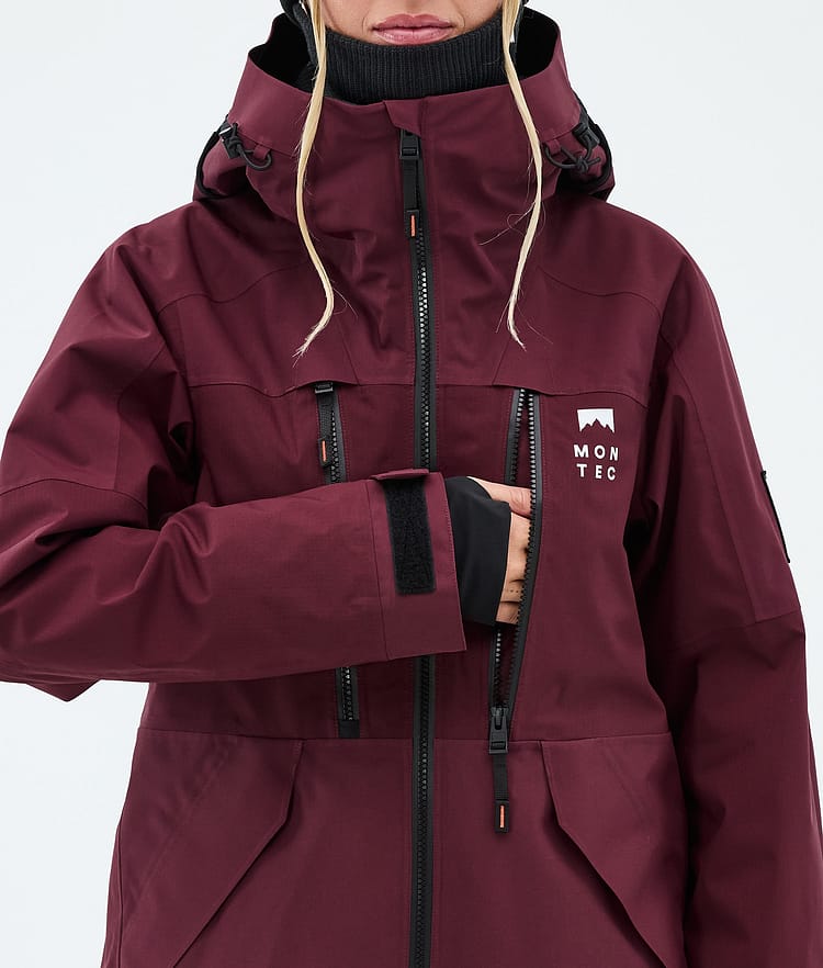 Montec Sentinel W Lumilautailutakki Naiset Burgundy, Image 8 of 9